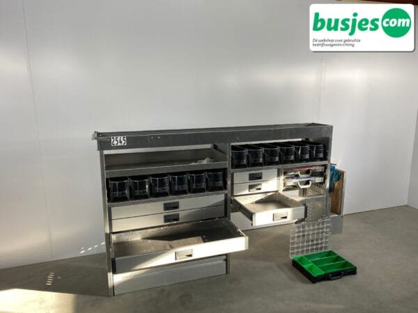 Aluca aluminium bedrijfswageninrichting gebruikt (nr 2545) - Afbeelding 6