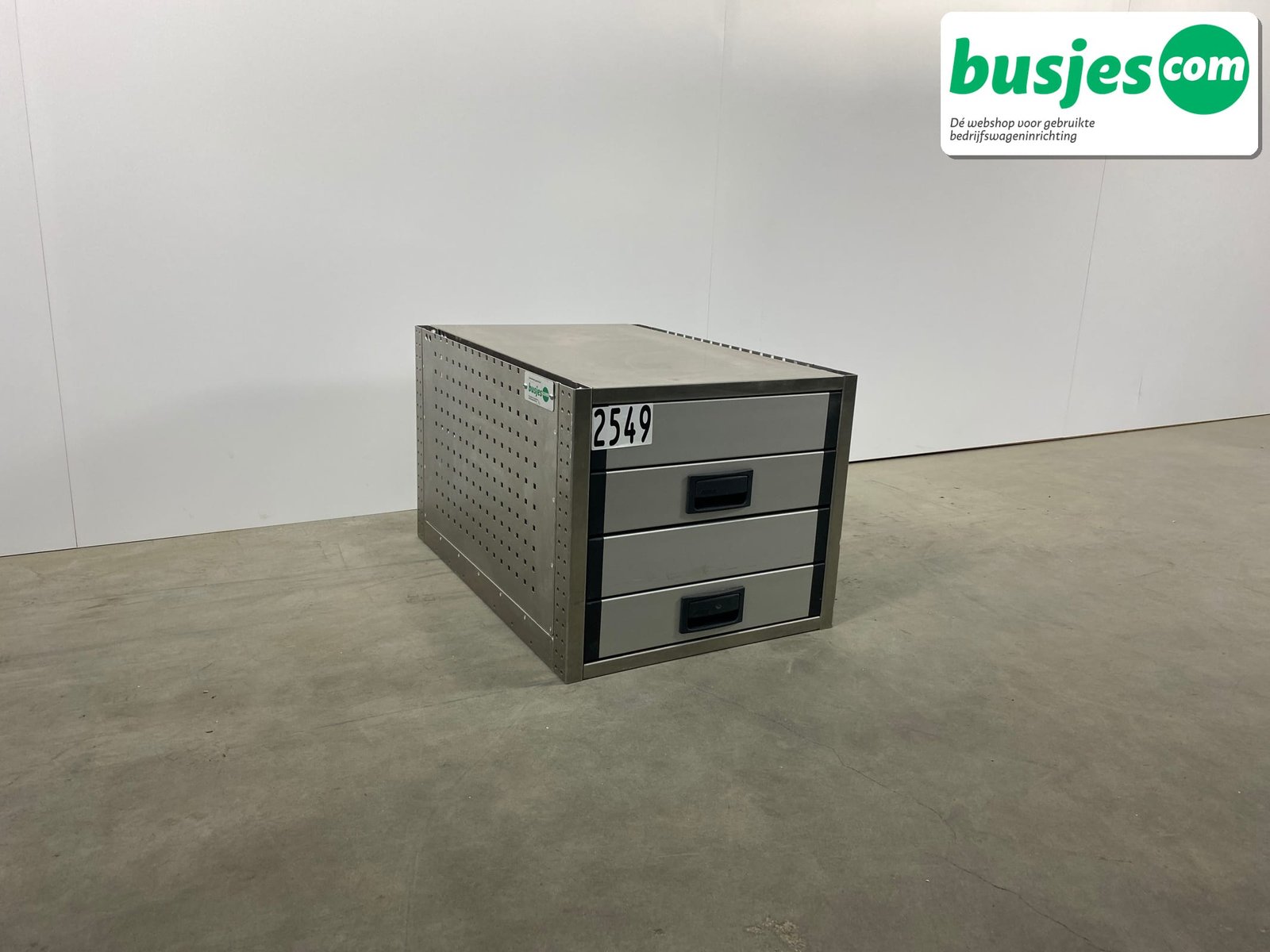 Aluca aluminium bedrijfswageninrichting gebruikt (nr 2549) - Afbeelding 3