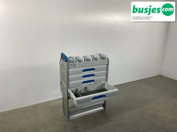 Sortimo staal alu gebruikte bedrijfswagen inrichting (nr 2550) - Afbeelding 6