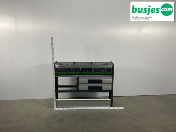 Bott Vario aluminium gebruikte bedrijfswagen inrichting (nr 2554)