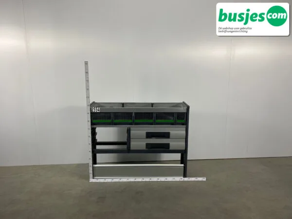 Bott Vario aluminium gebruikte bedrijfswagen inrichting (nr 2554)