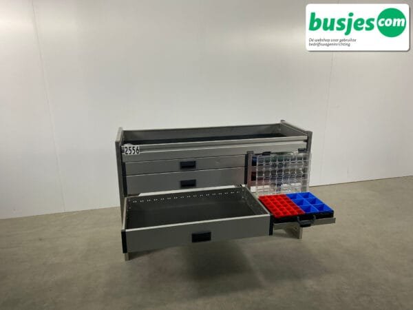 Aluca aluminium bedrijfswageninrichting gebruikt (nr 2556) - Afbeelding 2