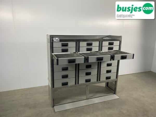 Aluca aluminium bedrijfswageninrichting gebruikt (nr 2560) - Afbeelding 10