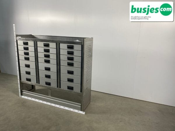 Aluca aluminium bedrijfswageninrichting gebruikt (nr 2560) - Afbeelding 3