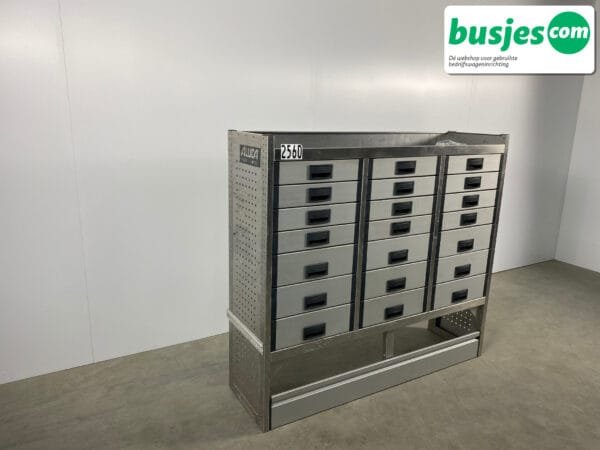 Aluca aluminium bedrijfswageninrichting gebruikt (nr 2560) - Afbeelding 4