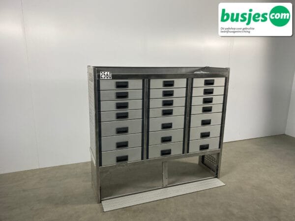 Aluca aluminium bedrijfswageninrichting gebruikt (nr 2560) - Afbeelding 5