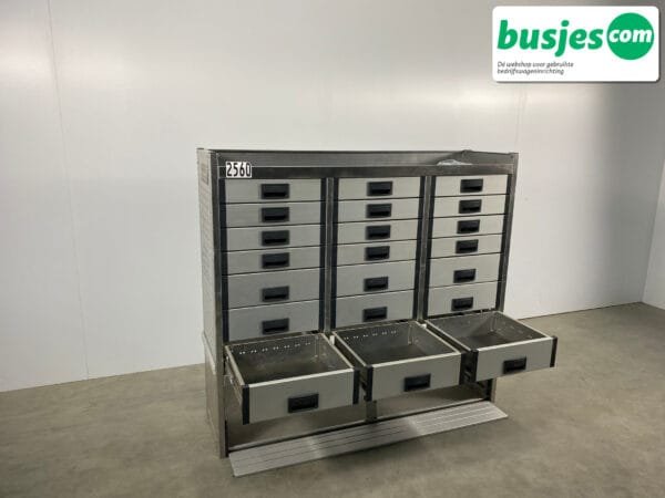 Aluca aluminium bedrijfswageninrichting gebruikt (nr 2560) - Afbeelding 6