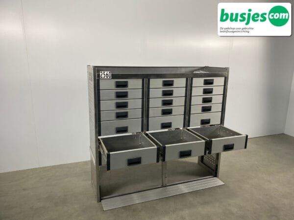 Aluca aluminium bedrijfswageninrichting gebruikt (nr 2560) - Afbeelding 7