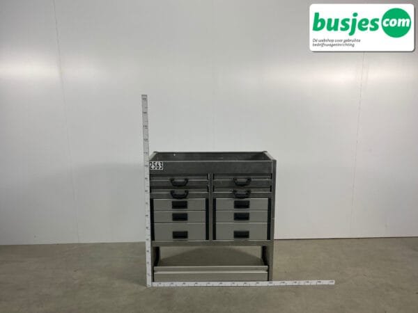 Aluca aluminium bedrijfswageninrichting gebruikt (nr 2563) - Afbeelding 2