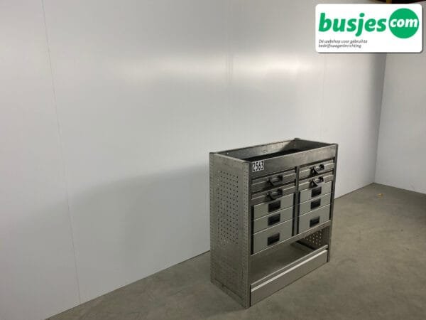 Aluca aluminium bedrijfswageninrichting gebruikt (nr 2563) - Afbeelding 4