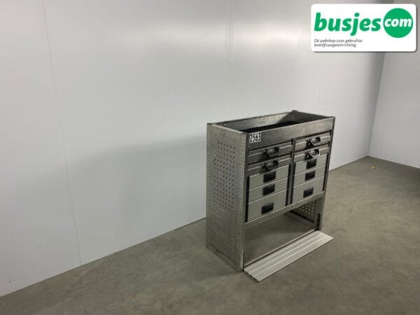 Aluca aluminium bedrijfswageninrichting gebruikt (nr 2563) - Afbeelding 5