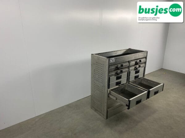 Aluca aluminium bedrijfswageninrichting gebruikt (nr 2563) - Afbeelding 6