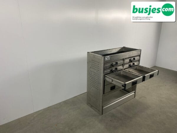 Aluca aluminium bedrijfswageninrichting gebruikt (nr 2563) - Afbeelding 7
