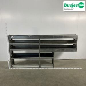 Aluca aluminium bedrijfswageninrichting gebruikt (nr 2564)