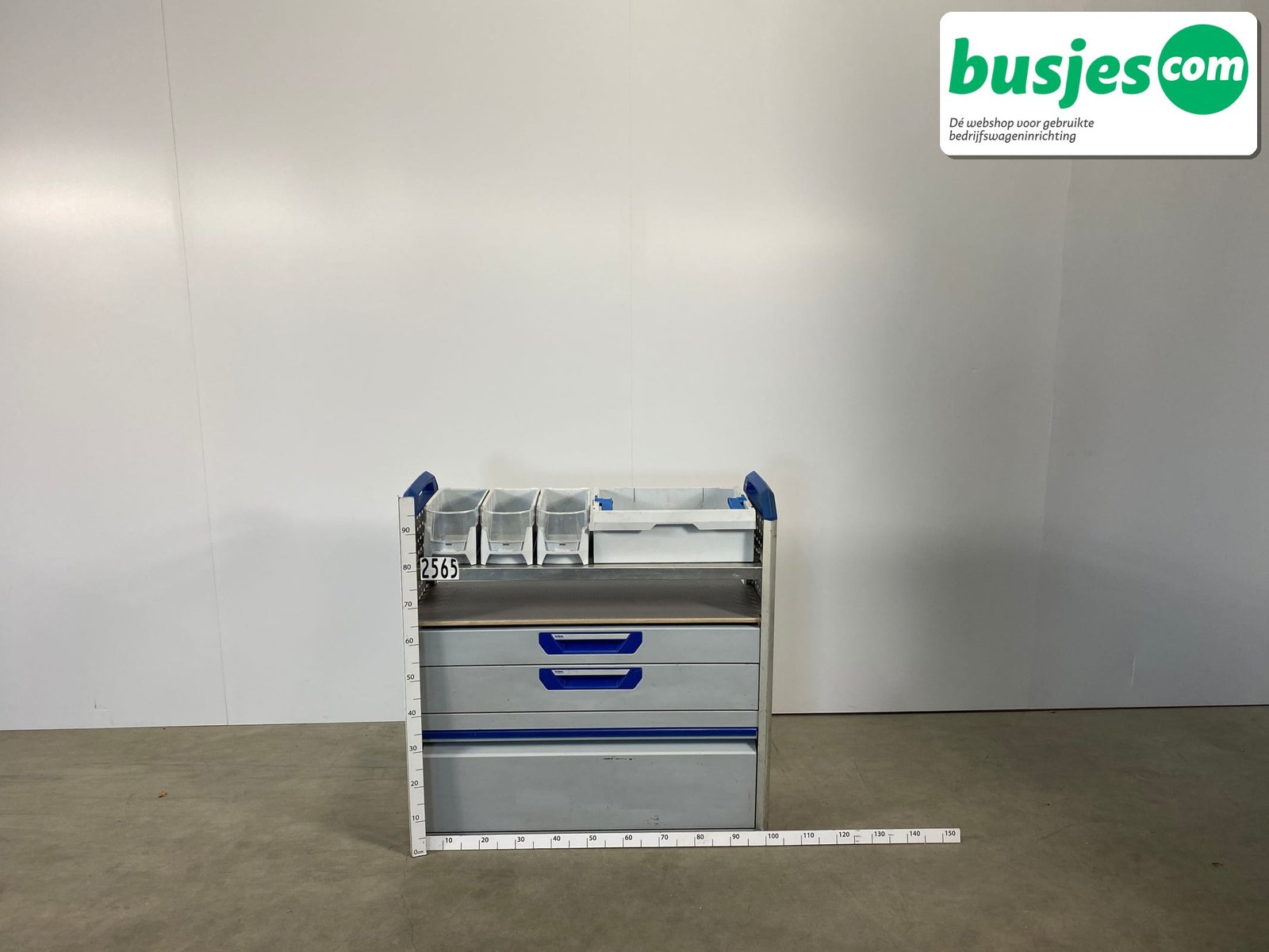 Sortimo staal alu gebruikte bedrijfswagen inrichting (nr 2565)