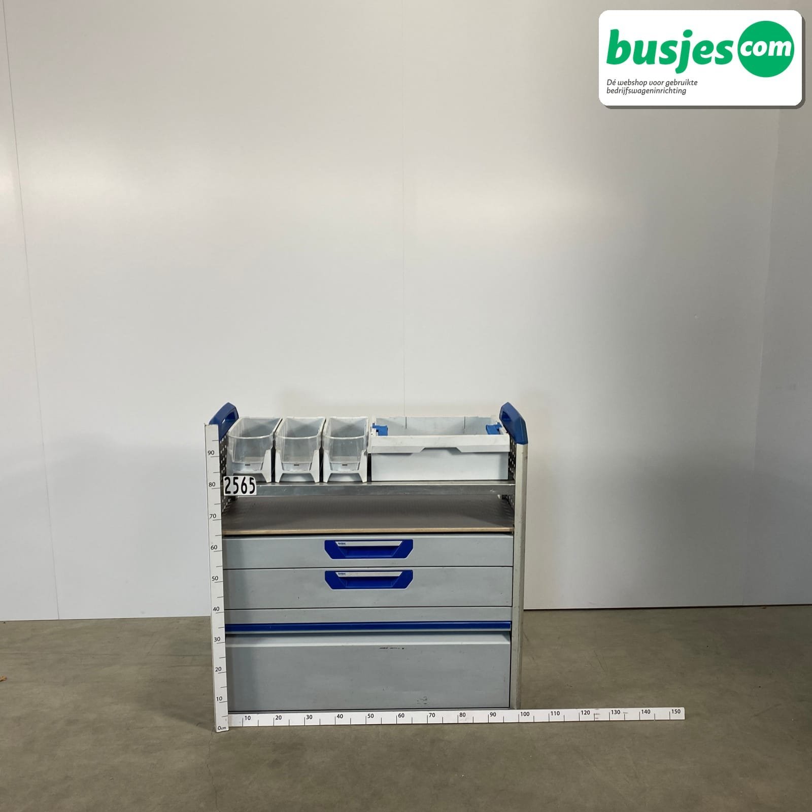 Sortimo staal alu gebruikte bedrijfswagen inrichting (nr 2565) - Afbeelding 2