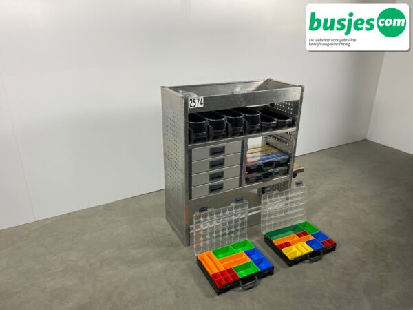 Aluca aluminium bedrijfswageninrichting gebruikt (nr 2574) - Afbeelding 11