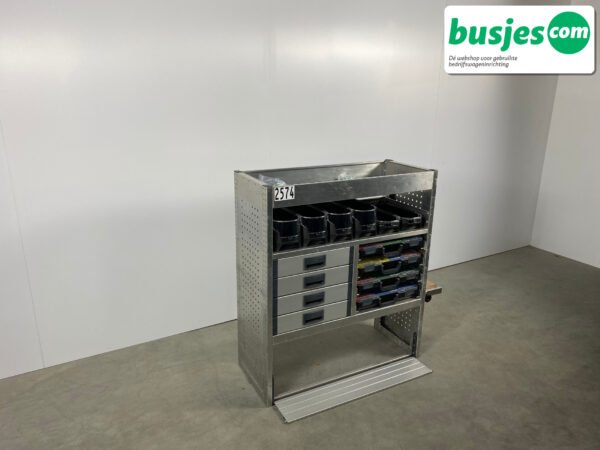 Aluca aluminium bedrijfswageninrichting gebruikt (nr 2574) - Afbeelding 5