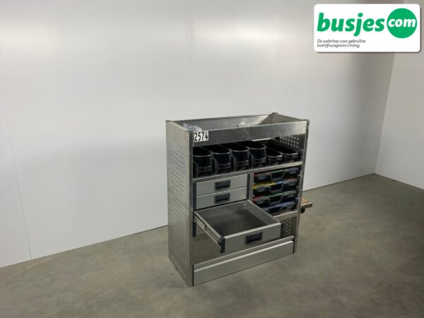 Aluca aluminium bedrijfswageninrichting gebruikt (nr 2574) - Afbeelding 7