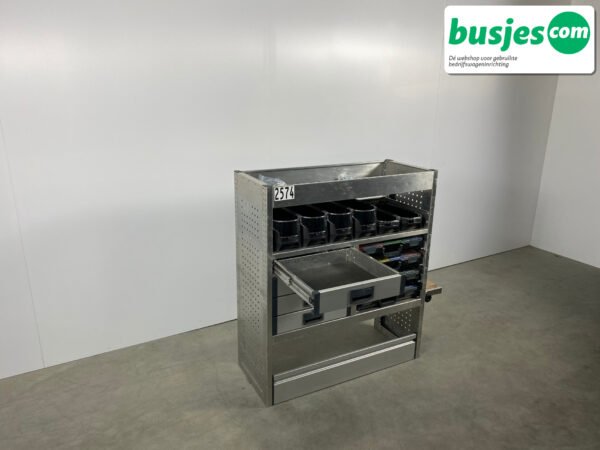 Aluca aluminium bedrijfswageninrichting gebruikt (nr 2574) - Afbeelding 9