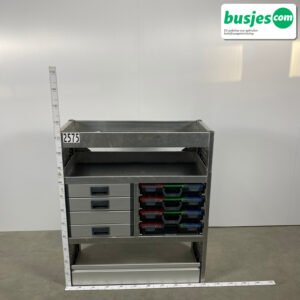 Aluca aluminium bedrijfswageninrichting gebruikt (nr 2575)