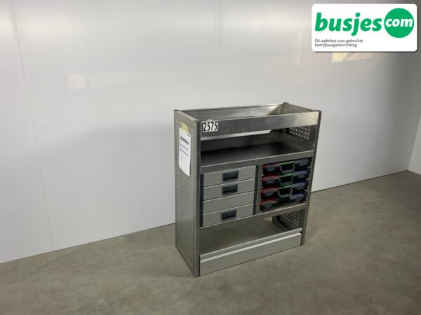 Aluca aluminium bedrijfswageninrichting gebruikt (nr 2575) - Afbeelding 4