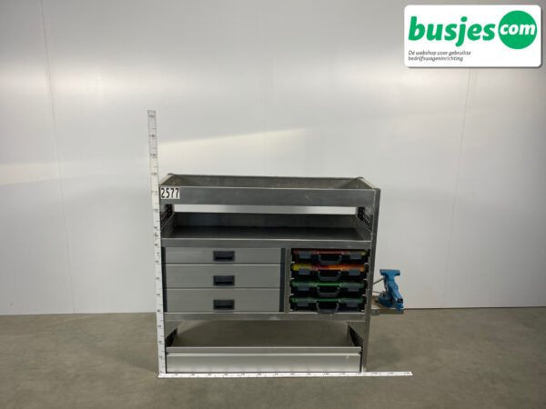 Aluca aluminium bedrijfswageninrichting gebruikt (nr 2577) - Afbeelding 2