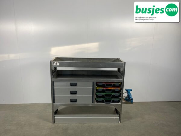 Aluca aluminium bedrijfswageninrichting gebruikt (nr 2577) - Afbeelding 3
