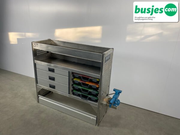 Aluca aluminium bedrijfswageninrichting gebruikt (nr 2577) - Afbeelding 4