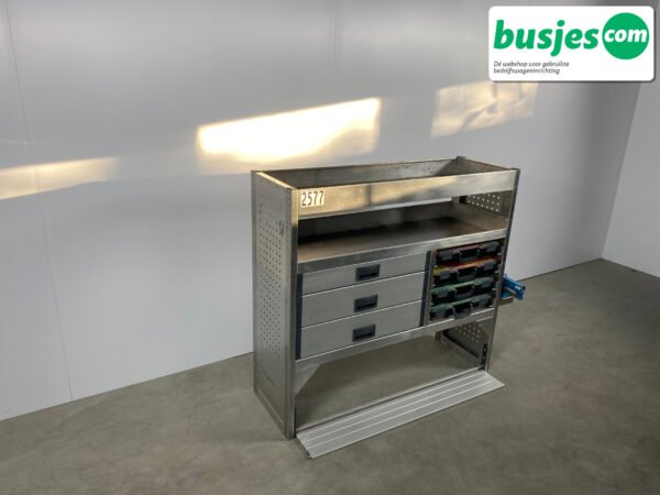 Aluca aluminium bedrijfswageninrichting gebruikt (nr 2577) - Afbeelding 7