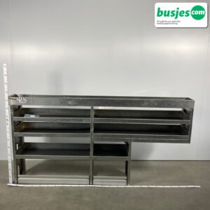 Aluca aluminium bedrijfswageninrichting gebruikt (nr 2582)