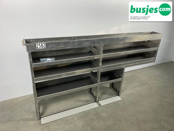 Aluca aluminium bedrijfswageninrichting gebruikt (nr 2582) - Afbeelding 4