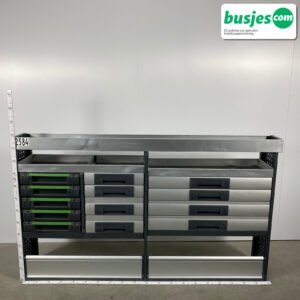 Bott Vario aluminium gebruikte bedrijfswagen inrichting (nr 2584)