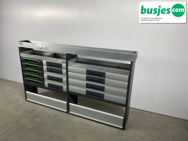Bott Vario aluminium gebruikte bedrijfswagen inrichting (nr 2584) - Afbeelding 3