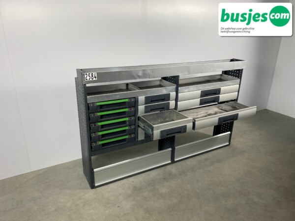 Bott Vario aluminium gebruikte bedrijfswagen inrichting (nr 2584) - Afbeelding 6