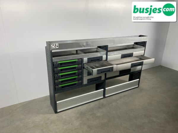 Bott Vario aluminium gebruikte bedrijfswagen inrichting (nr 2584) - Afbeelding 7