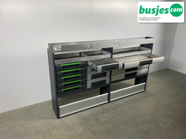 Bott Vario aluminium gebruikte bedrijfswagen inrichting (nr 2584) - Afbeelding 8