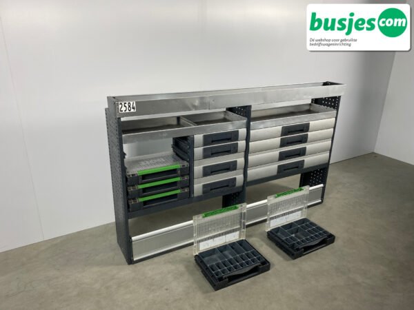 Bott Vario aluminium gebruikte bedrijfswagen inrichting (nr 2584) - Afbeelding 9