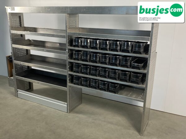 Aluca aluminium bedrijfswageninrichting gebruikt (nr 2589) - Afbeelding 3