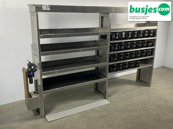 Aluca aluminium bedrijfswageninrichting gebruikt (nr 2589) - Afbeelding 5