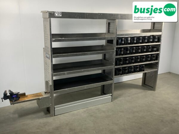 Aluca aluminium bedrijfswageninrichting gebruikt (nr 2589) - Afbeelding 6