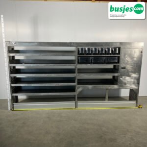 Aluca aluminium bedrijfswageninrichting gebruikt (nr 2590)