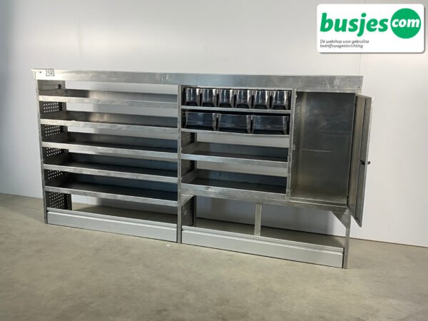 Aluca aluminium bedrijfswageninrichting gebruikt (nr 2590) - Afbeelding 8