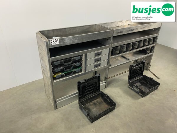 Aluca aluminium bedrijfswageninrichting gebruikt (nr 2591) - Afbeelding 10