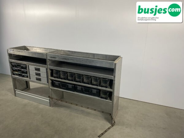 Aluca aluminium bedrijfswageninrichting gebruikt (nr 2591) - Afbeelding 3