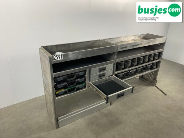 Aluca aluminium bedrijfswageninrichting gebruikt (nr 2591) - Afbeelding 6