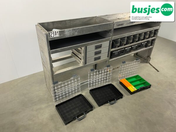 Aluca aluminium bedrijfswageninrichting gebruikt (nr 2591) - Afbeelding 9