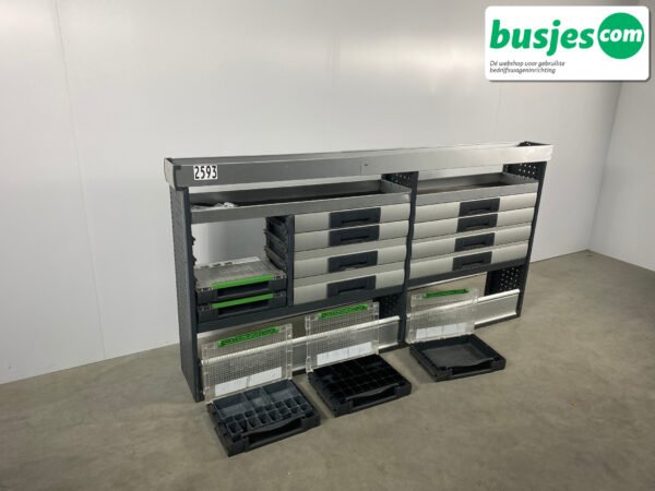 Bott Vario aluminium gebruikte bedrijfswagen inrichting (nr 2593) - Afbeelding 10