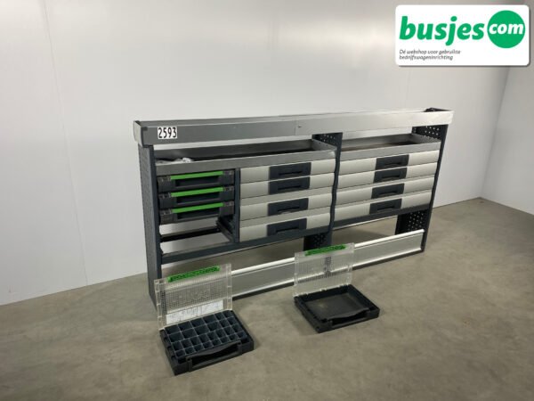 Bott Vario aluminium gebruikte bedrijfswagen inrichting (nr 2593) - Afbeelding 11