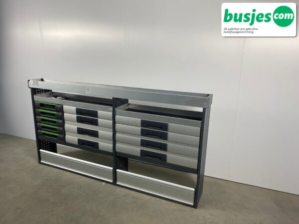 Bott Vario aluminium gebruikte bedrijfswagen inrichting (nr 2593) - Afbeelding 3
